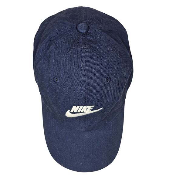 Nike Navy Blue Adjustable Club Cap Ball Cap Size ML - Picture 1 of 5